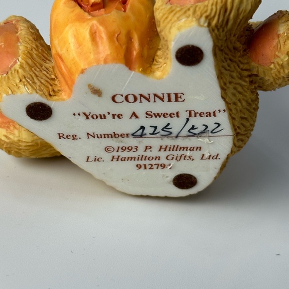 Cherished Teddies Vintage CONNIE “ You’re a Sweet Treat “ 1993 Figurine Used - Picture 6 of 6